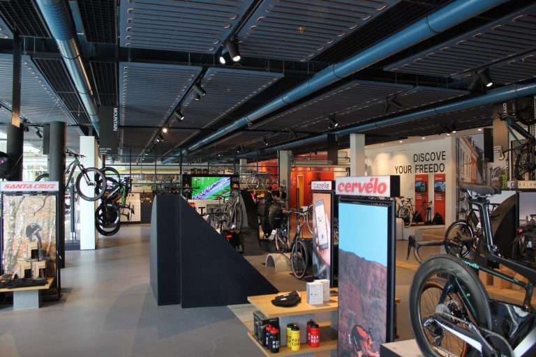 Ride Out (PON) rekent op de detectiepoorten van Resatec voor de beveiliging van hun bike experience center te Amsterdam